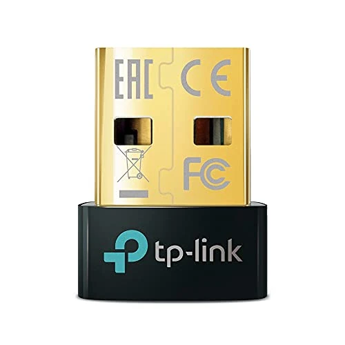 TP-Link UB500 Adaptador USB Bluetooth 5.0, Conexión Rápida y Estable, Compatible con Windows 11/10/8.1/7,Alcance Mejorado, Plug & Play, para computadora, portátil, Auriculares, Altavoz y Teclado, EDR