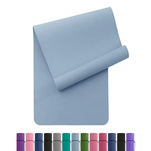 Zeitlich begrenztes Angebot: Narwhal Yoga Matte TPE Rutschfest Yogamatte 183 x 61 x 0,6 cm | Hochdichte Gymnastikmatte für Fitness, Sportmatte mit Tragegurt und komfortabler Dämpfung für Pilates und Workout von 16.99 € auf 16.99 € (0.00% Rabatt)