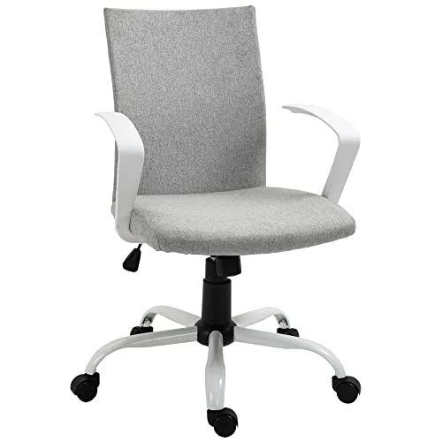 Offerta a tempo: Vinsetto Sedia da Ufficio Ergonomica a Dondolo, Sedia da Studio Girevole — 12% da 76,95 € a 67,45 €