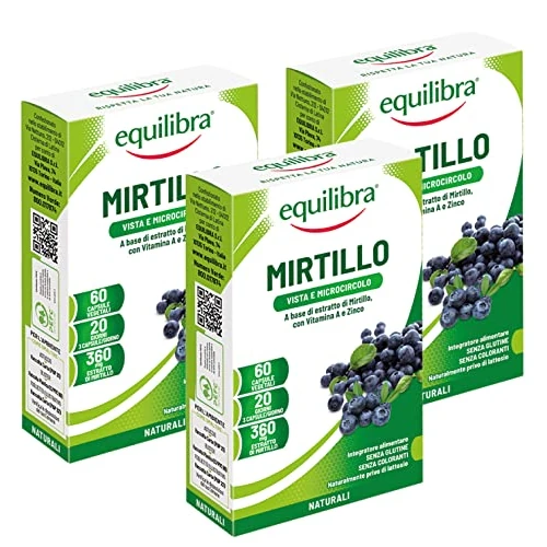 Offerta a tempo: Equilibra Integratori Alimentari, Mirtillo — 25% da 18,29 € a 13,72 €