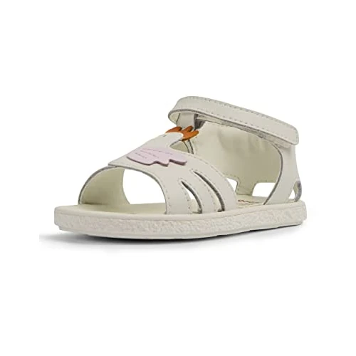 Zeitlich begrenztes Angebot: Camper Mädchen Miko K800471 T-Strap Sandal, Weiß 001, 25 EU von 69.00 € auf 38.95 € (44% Rabatt)