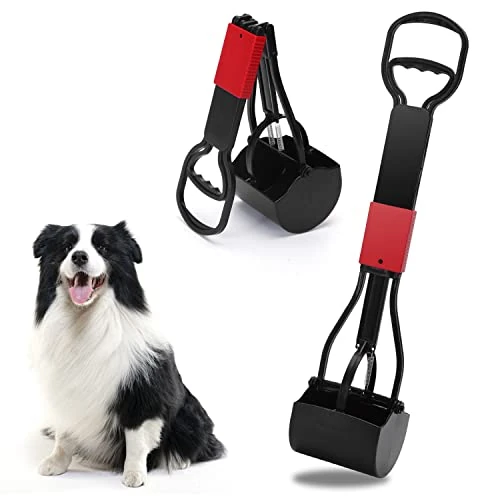 Offerta a tempo: Nobleza 66cm Paletta Racogli Escrementi per Cani, Manico Lungo Piegarsi Portatile e Pratico Pooper Scooper - 38% da 21.99 € a 13.57 €