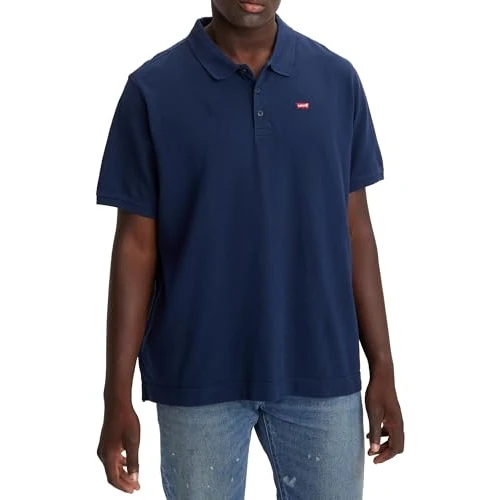 Limited-time offer: Levi's Men's Big & Tall Housemark Polo T-Shirt, Dress Blues, 1XL from 34.17 £ to 30.00 £ (save 12%)
