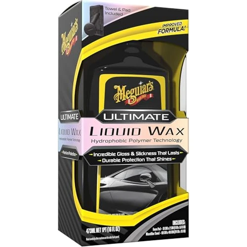 Offerta a tempo: Meguiar's G210516EU Ultimate Wax liquida, 1 Flacone da 473 ml, lucentezza ed effetto bagnato che durano nel tempo - 16% da 41.56 € a 34.79 €