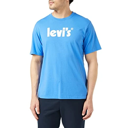 Levi's Ss Relaxed Fit Tee Camiseta, Palace Blue, XS Hombre