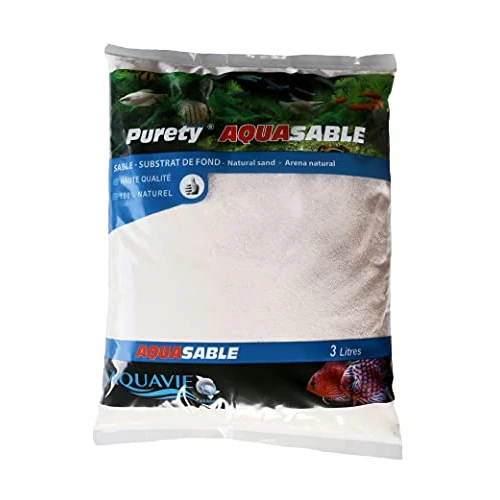 Sabbia naturale acquasabile in borsa, 0,2 mm-1 mm, 3 L, Extra Bianco S0