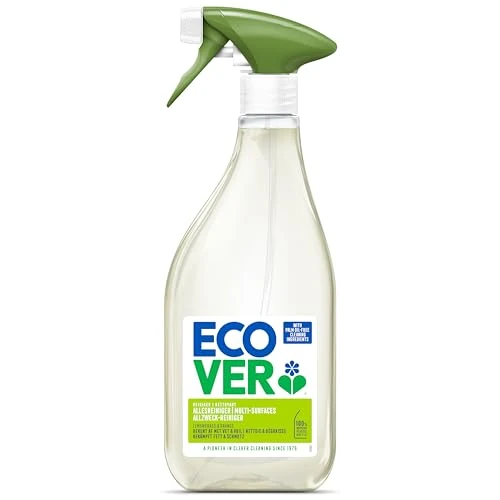 Ecover Limpiador multiusos en aerosol, limpieza eficaz para todas las superficies, aroma a citronela y naranja, elimina la suciedad y la mugre, 500 ml