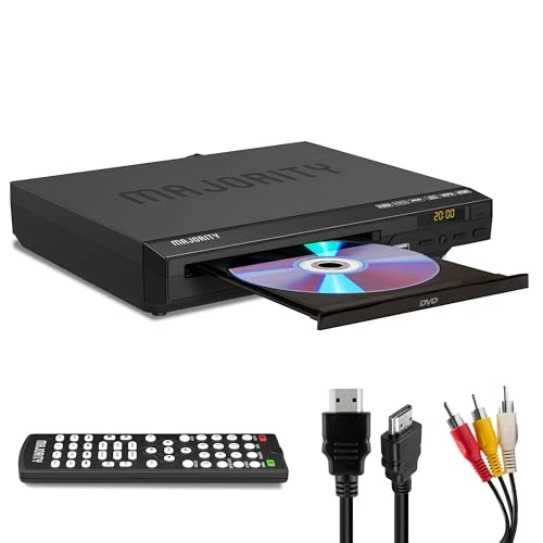 Offerta a tempo: MAJORITY DVD Lettore per TV e Smart TV con HDMI 1080P - 0.00% da 34.95 € a 34.95 €