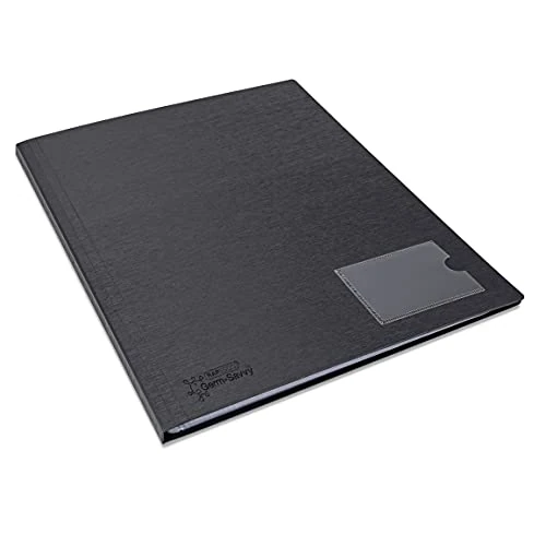 Offerta a tempo: Rapesco 1648 Portalistino con Copertina Rigida, 12 Tasche, A4, Nero - 0.00% da 7.70 € a 7.70 €