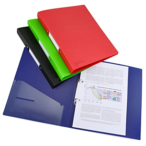 Offerta a tempo: Rapesco 1658 Raccoglitore 2 Anelli, A4, Colori Assortiti, Confezione da 4 - 62% da 35.55 € a 13.59 €