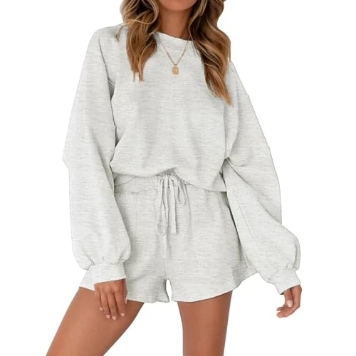 Limited-time offer: MEROKEETY Women's Oversized Batwing Sleeve Lounge Sets Casual Top and Shorts 2 Piece Outfits Sweatsuit from 51.11 £ to 51.11 £ (save 0.00%)