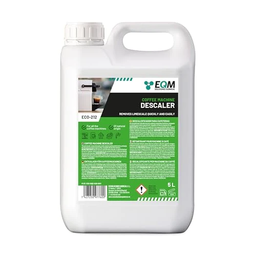 EQM - ECO- 212 - Descalcificador para Cafeteras - 5L - 100% Origen Natural - Compatible con todas las máquinas de café - Elimina la cal incrustada en cafeteras y aparatos del hogar
