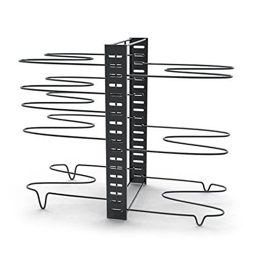 Oferta limitada: Joeji's Kitchen 8 niveles Rejilla para Sartenes - Soporte para sartenes tapas ollas para Ahorrar Espacio - Cocina organizador de Sartenes - 38x46 cm de 21.98 EUR a 16.77 EUR (ahorro 24%)