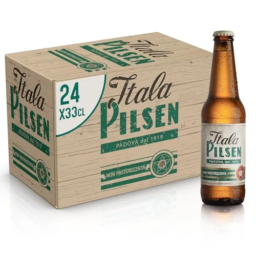 Offerta a tempo: Itala Pilsen Cassa Birra con 24 Bottiglie da 33 cl, 7.92 L — 28% da 28,56 € a 20,49 €