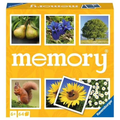 Offerta a tempo: Ravensburger - Memory Nature | Giochi Da Tavolo Per Tutta La Famiglia | 2-8 Giocatori | Memory Gioco Per Bambini | Giochi Spiderman 4 Anni O Più | Regalo Bambini 4 Anni - 9% da 12.99 € a 11.83 €