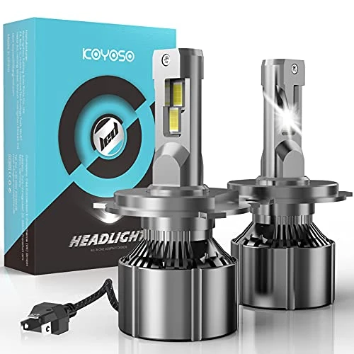 Limited-time offer: KOYOSO H4 LED Bulbs 19000LM 110W for 12V Automobiles, 6500K White from 28.49 £ to 28.49 £ (save 0.00%)