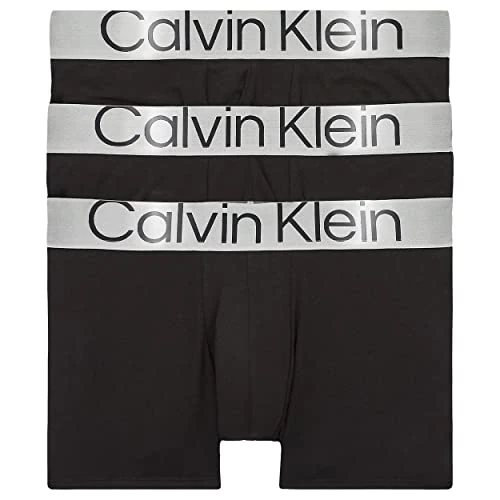 Calvin Klein Męski bagażnik (3 sztuki), czarny (czarny), XL