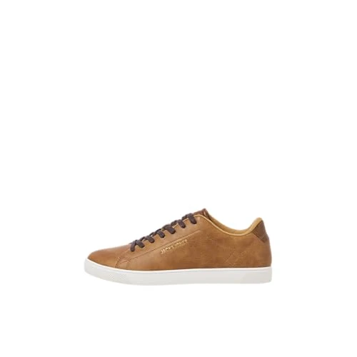 Limited-time offer: JACK & JONES Bosley PU Sneaker Mens Trainers Cognac 9 UK from 43.39 GBP to 22.50 GBP (save 48%)
