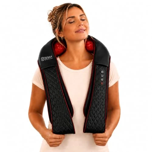 Offerta a tempo: Essy Massaggiatore Cervicale Shiatsu con Calore, Spalle, Schiena - 0.00% da 50.97 € a 50.97 €