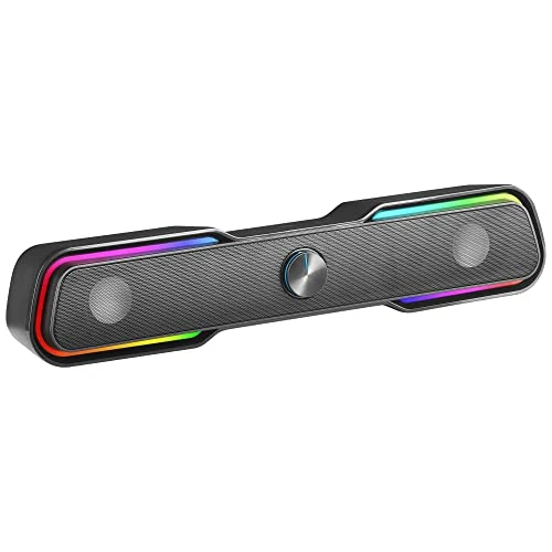 Oferta limitada: Mars Gaming MSBX, Barra de Sonido Gaming 10W, Iluminación RGB Dinámica, Procesador de Sonido DSP, Bluetooth 5.0 + Jack, Sonido Espacial Multi-Nivel, Negro de 22.90 € a 17.99 € (ahorro 21%)