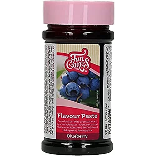 Offerta a tempo: FunCakes Pasta Aromatizzante Mirtillo: aromi alimentari, ottimo gusto, perfetto per decorare torte, adatto per pastelle e ripieni. 120 gr. - 11% da 6.65 € a 5.89 €