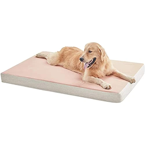 Comfy4U 10 cm Gel-infundiertes Memory-Schaum-Haustierbett, orthopädisches, wasserdichtes Hundebett für große und kleine Hunde, maschinenwaschbar, Kuscheltier mit abnehmbarem Bezug für Hunde und