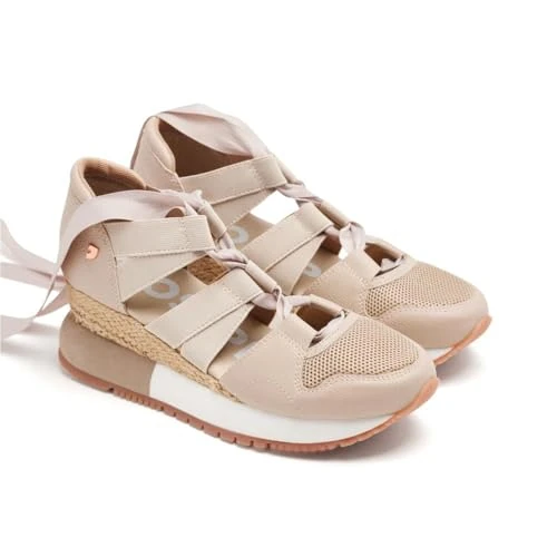Limited-time offer: GIOSEPPO Women's Lizarda Low-Top Sneakers, Beige, 6.5 UK from $76.77 to $76.77 (save 0.00%)