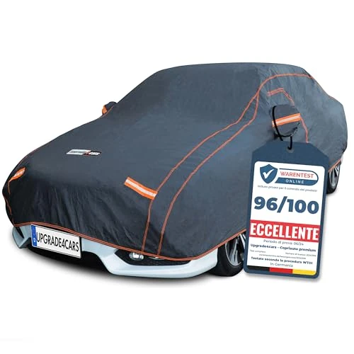 Offerta a tempo: Upgrade4cars Telo Copriauto Premium da Esterno Imbottito e Impermeabile con Cinghie e Cerniera | Copertura Suv Felpato Universale Antigraffio per Estivo e Invernale 432 * 185 * 145 cm - 20% da 75.95 € a 60.52 €
