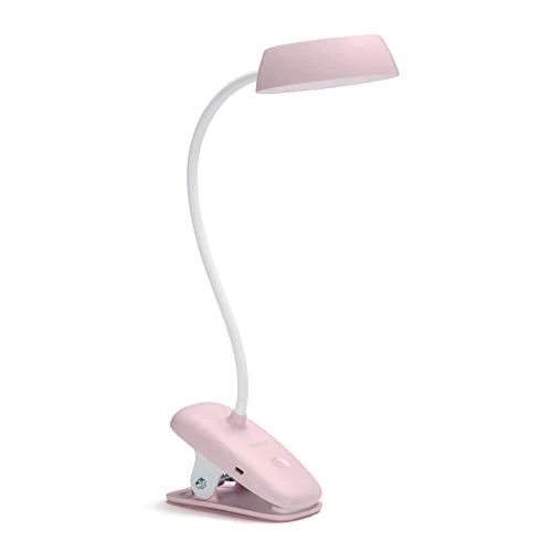 Offerta a tempo: Philips LED, Lampada da Tavolo Donutclip, Ricaricabile, Dimmerabile a Fasi, 3W, 175lm, Rosa - 23% da 25.90 € a 19.99 €