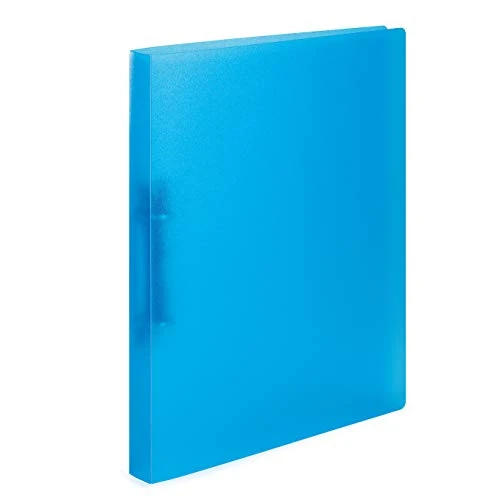 Limited-time offer: Herma Ring Binders A4 Light Blue Translucent Set of 3 Slim 2 Rings 25mm Wide Plastic Ring Binder with Holdback for Kids, Boys and Girls from 16.10 GBP to 16.10 GBP (save 0%)