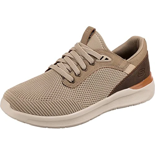 Limited-time offer: Skechers Men's Lattimore Lasiter Sneaker, Taupe Mesh/Synthetic, 9.5 UK from 49.99 £ to 49.99 £ (save 0.00%)