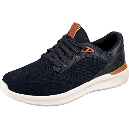 Zeitlich begrenztes Angebot: Skechers Herren Lattimore Lasiter Sneaker, Navy Mesh Synthetic, 47.5 EU von 79.95 € auf 58.16 € (27% Rabatt)