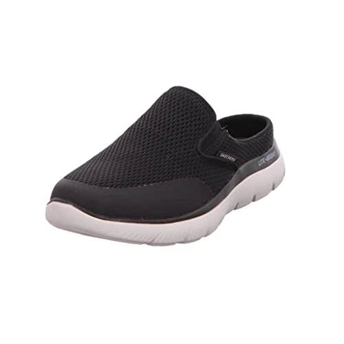 Skechers Męskie buty sportowe Summits Vindicator, Czarne wykończenie tekstylne, 39 EU