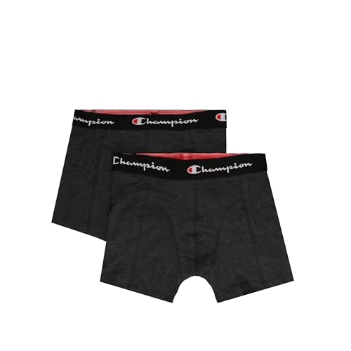 Oferta limitada: Champion Core x2, Ropa interior de hombres, para Hombre, Grigio Melange Scuro, XXL de 31.01 € a 10.00 € (ahorro 67.75%)