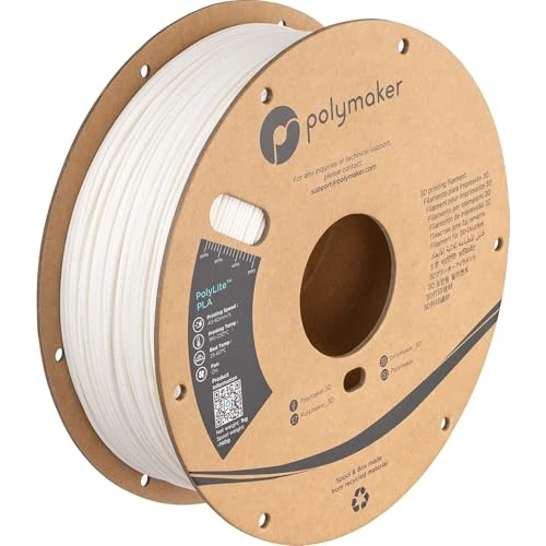 Zeitlich begrenztes Angebot: Polymaker PolyLite PLA Weiß - 1.75mm - 1kg von 28.71 € auf 22.94 € (20% Rabatt)