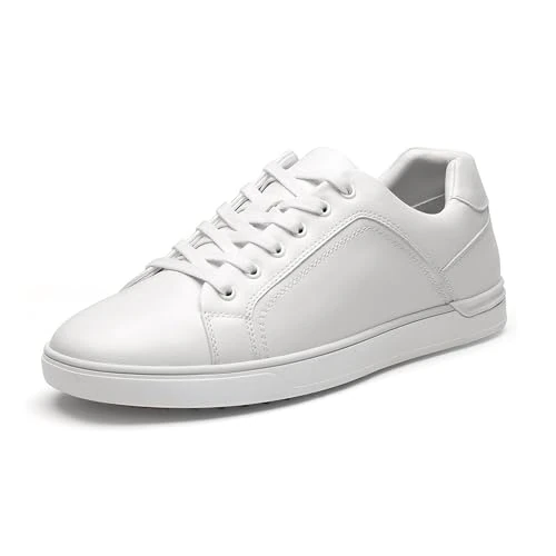 Offre limitée : Bruno Marc Chaussures Basses à Lacets pour Homme Sneaker Espadrille Baskets Durable et Confortable,Size 41.5,Blanc,SBFS211M de 39.99 € à 35.99 € (10% de remise)