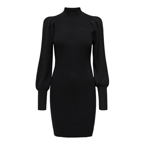 Oferta limitada: Only Vestido de Punto Femenino ONLKATIA Vestido Largo, Negro, M de 39.99 € a 32.03 € (ahorro 20%)