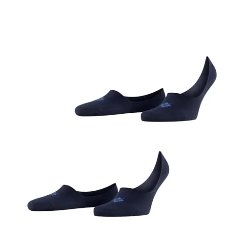 Oferta limitada: Burlington Everyday 2-Pack M IN algodón invisibles unicolor 2 pares, Calcetines pinkies Hombre, Azul (Marine 6120), 45/46 EU de 13.00 € a 12.00 € (ahorro 8%)