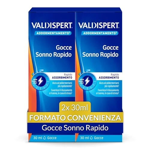 Offerta a tempo: Valdispert - Gocce Sonno Rapido - 2 Pezzi — 35% da 22,12 € a 14,35 €