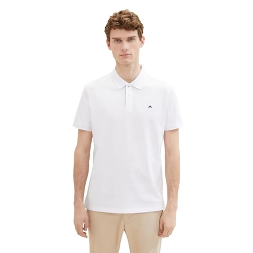 Offerta a tempo: TOM TAILOR Polo Basic Piqué, Uomo — 14% da 19,99 € a 17,19 €