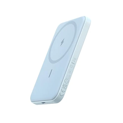 Offerta a tempo: Anker 621 Magnetic Power Bank Magsafe(MagGo), Magnetico da 5000 mAh con Cavo USB-C, Compatibile Solo con iPhone 17 Pro Max/Serie 16-12 (blu) - 25% da 28.99 € a 21.79 €