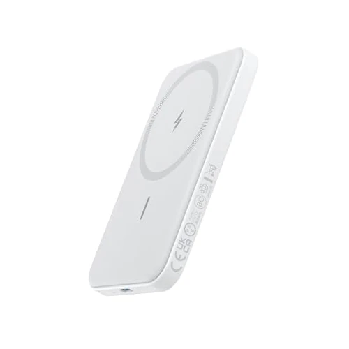 Offre limitée : Anker MagGo 621 Batterie Externe magnétique sans Fil 5000 mAh, Power Bank Charge Rapide, Pliable et avec USB-C, pour iPhone séries 17 pro/16/15/14/13 et Autres (Blanc) de 29.99 € à 24.99 € (17% de remise)
