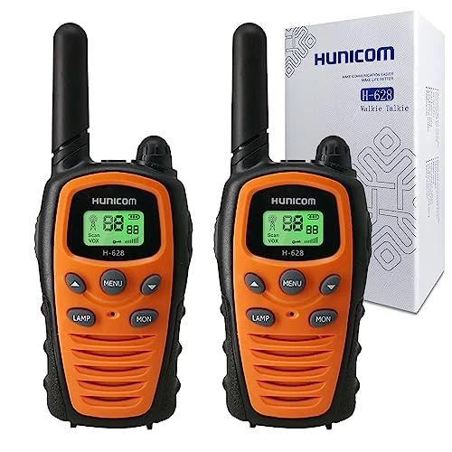 Offre limitée : Talkie-Walkies pour Adultes avec Grande portée - Talkie Walkie Enfants PMR VOX Mains Libres 5 km avec Lampe de Poche rétroéclairée LED de 29.99 € à 29.99 € (0.00% de remise)