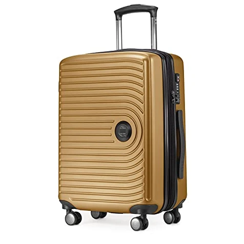 Limited-time offer: Hauptstadtkoffer - MITTE - Hand Luggage, Cabin Trolley with Extension, TSA, 4 Double Wheels, 55 cm, 55 liters, Autumn Gold from 72.62 GBP to 72.62 GBP (save 0%)