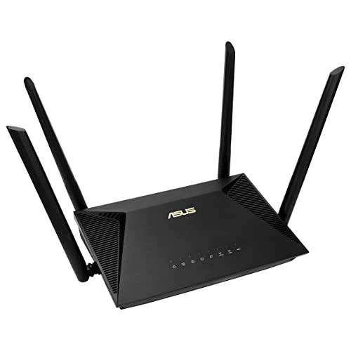ASUS RT-AX53U - Router AX1800 WiFi 6 extensible de dos bandas Mobile Tethering 4G/5G (seguridad de red, Instant Guard, control parental, VPN integrada, compatible con AiMesh, hogar inteligente, USB)