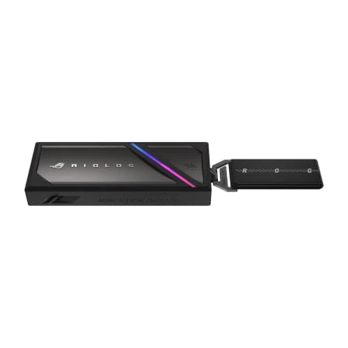 Offerta a tempo: ASUS ROG STRIX AIOLOS, Case per SSD USB-C 3.2 Gen 2x2 (20 Gbps), Nero | M.2 NVMe & SATA, Raffreddamento a Doppio Strato, Montaggio Senza Attrezzi, Illuminazione RGB Aura Sync - 0.00% da 69.90 € a 69.90 €