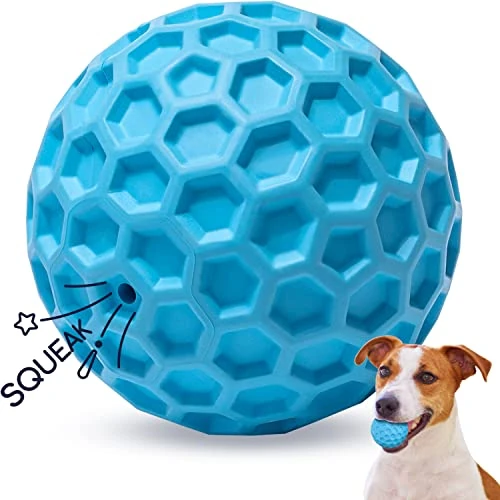 Zeitlich begrenztes Angebot: Nobleza Hundeball, Unzerstörbar Hundespielzeug Ball aus Naturkautschuk, Quietschend Interaktives Kauspielzeug, Robuster Hunde Ball, Squeaky Dog Balls, Ø 5.5cm von 10.99 € auf 10.99 € (0.00% Rabatt)