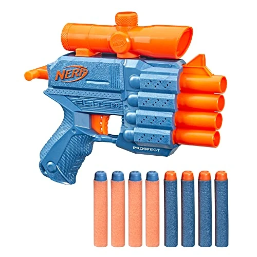 Offre limitée : Nerf Elite 2.0, Blaster Prospect QS-4, 8 fléchettes Nerf Elite Officielles, Tire 4 fléchettes, viseur de précision Fixe de 9.99 € à 9.99 € (0.00% de remise)