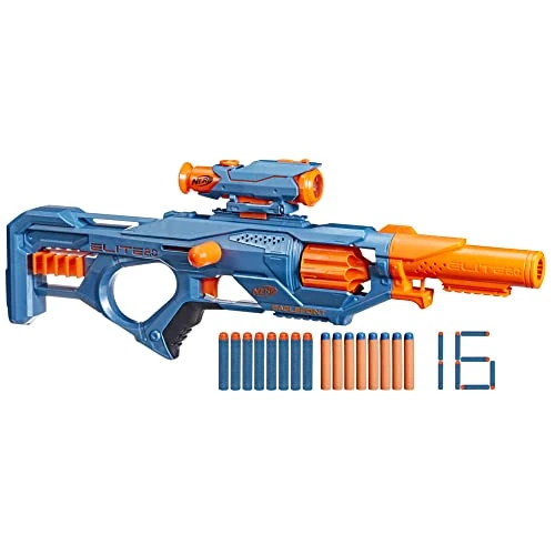Tijdelijke aanbieding: Nerf Elite 2.0 Eaglepoint RD-8-dartblaster, Speelgoed voor 8 jaar en Ouder, Blaster met Groot Bereik van 27 Meter en 16 Darts, Cadeau voor Jongen of Meisje, Buitenspeelgoed, Blauw van 31.99 € naar 31.99 € (0.00% korting)