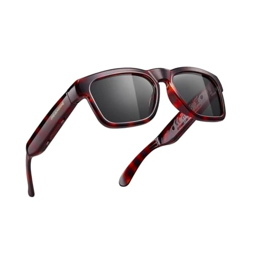 Tijdelijke aanbieding: OhO sunshine Water Resistant Audio Sunglasses,Fashionable Bluetooth Sunglasses to Listen Music and Make Phone Calls,UV400 Polarized Lens van 119.99 EUR naar 119.99 EUR (korting 0%)